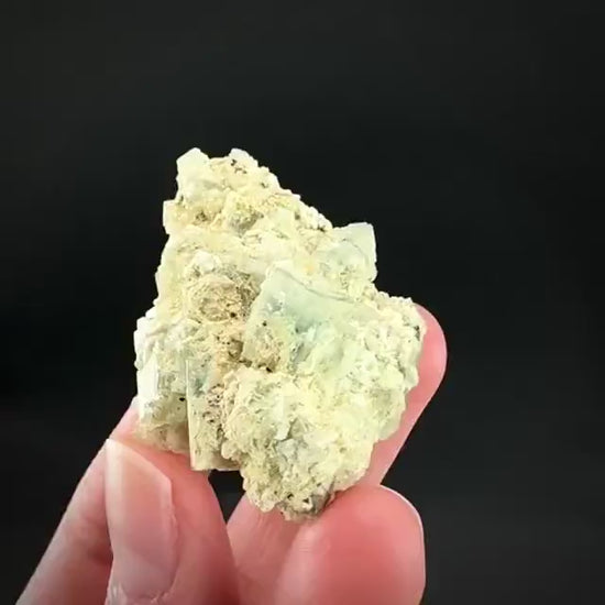 Beryl var. Goshenite | natural crystal cluster, mineral specimen from Namibia