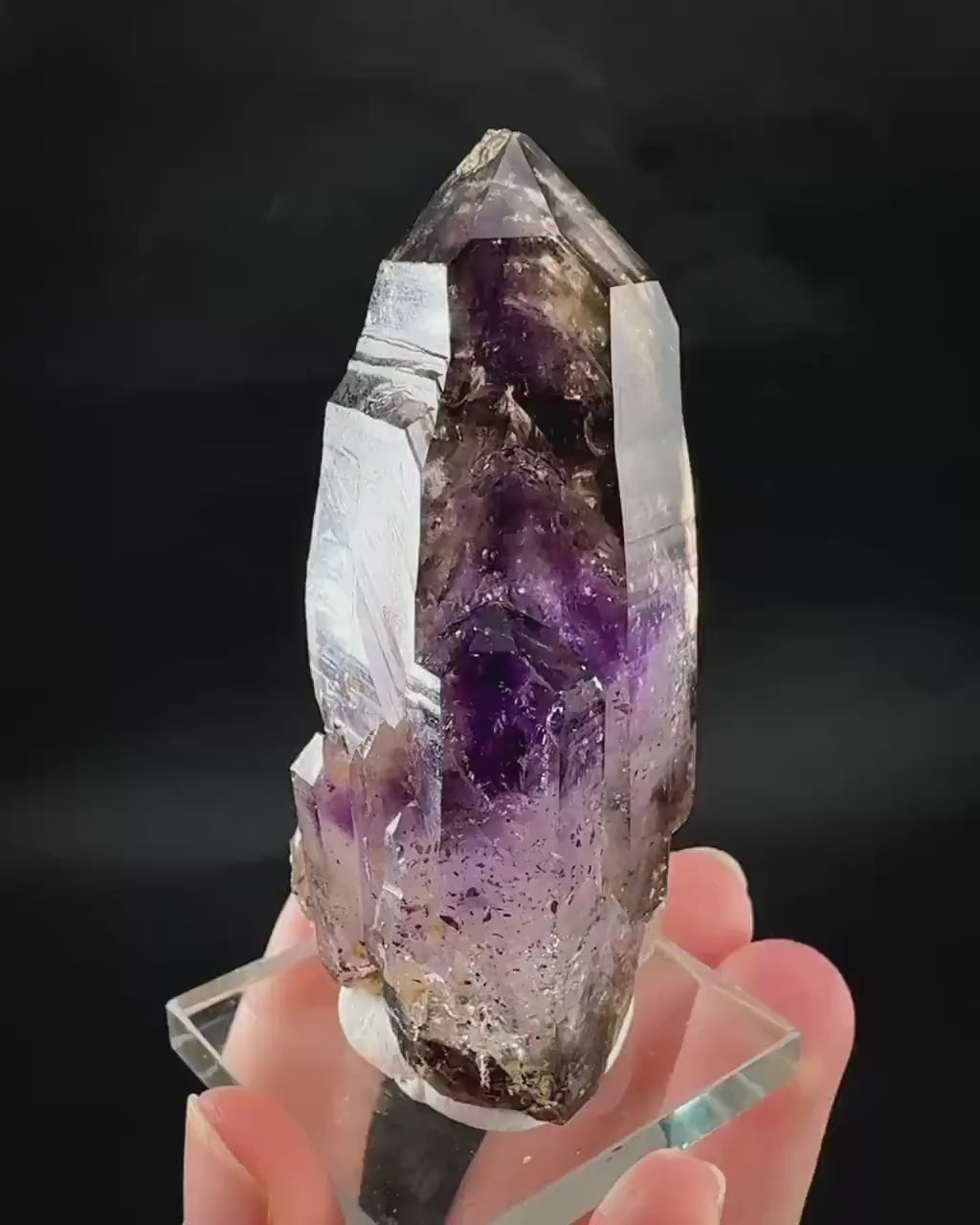 Brandberg Amethyst Enhydro | natural purple amethyst crystal (Namibia)