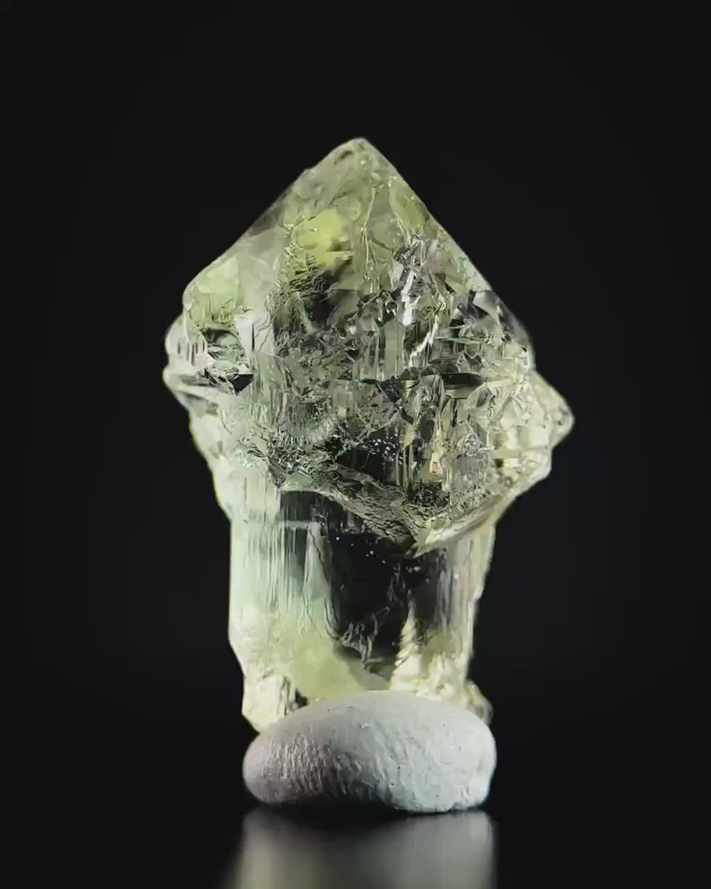 Etched Heliodor Beryl | rare mineral specimen from Ukraine