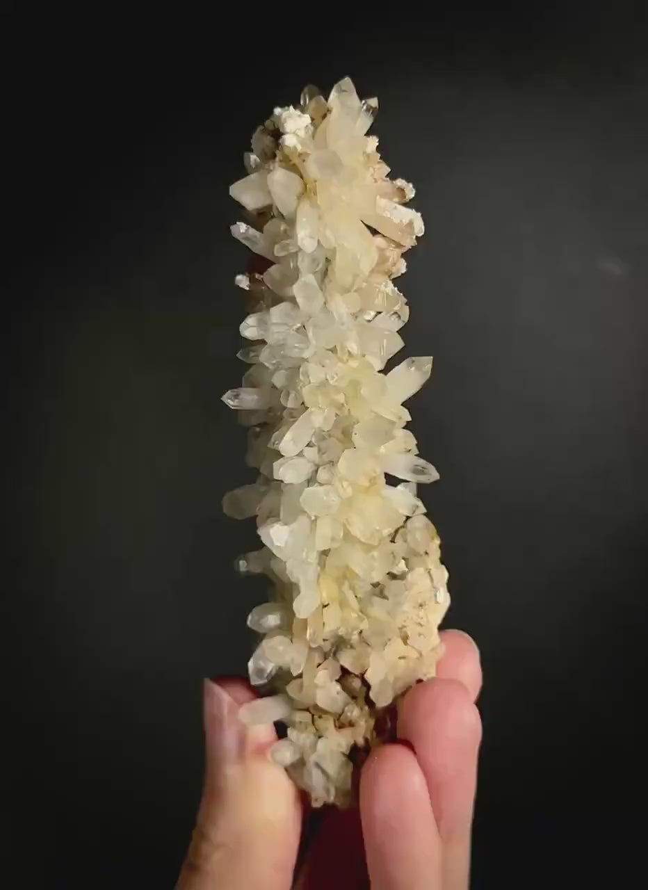 Hyalite Opal & Lattice Quartz on Feldspar (Namibia), UV reactive hyalite opal, rare mineral specimen