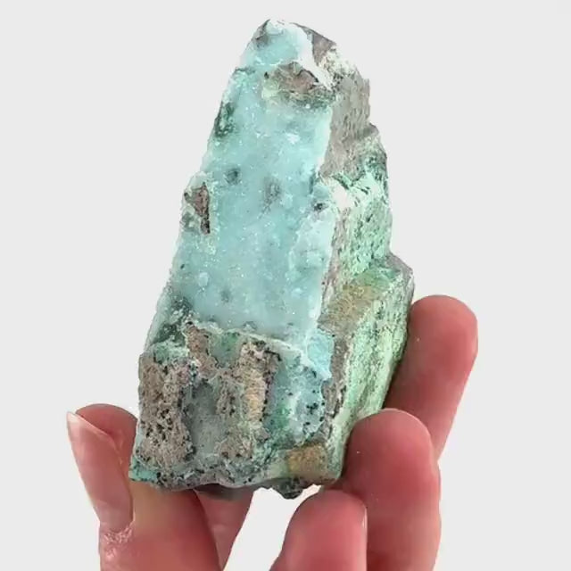 Sparkly Druzy Chrysocolla Specimen (Congo), raw chrysocolla, druzy chrysocolla, chrysocolla crystal, raw crystals