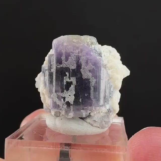 Purple Fluorapatite (Afghanistan) | fluorapatite crystal, natural purple apatite, mineral specimen