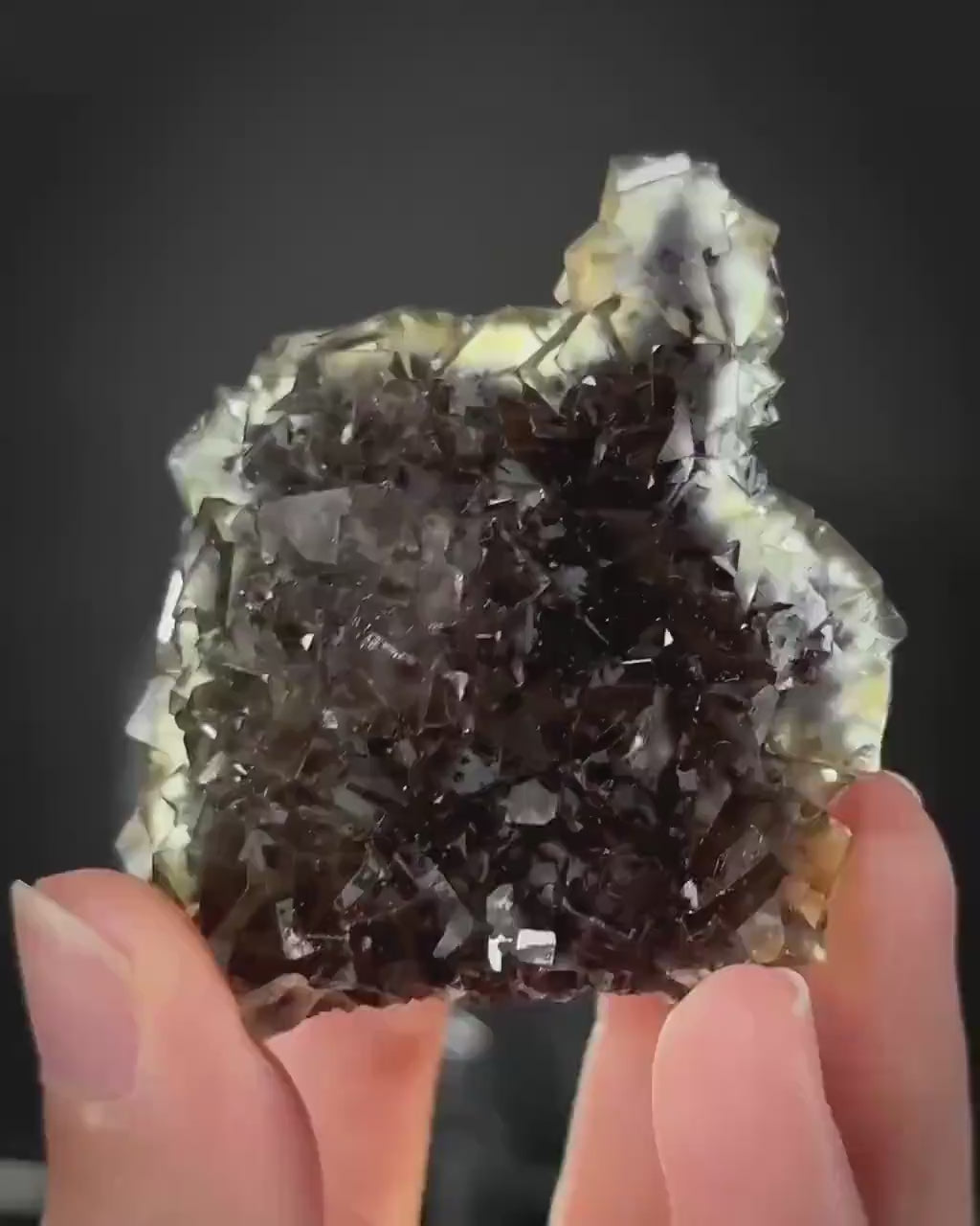 Okorusu Fluorite (Namibia) | “Honey Pocket” fluorite cluster, yellow fluorite crystal, mineral specimen