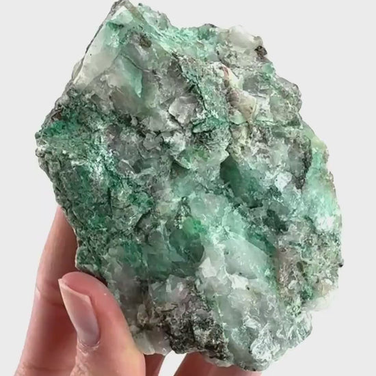 Ajoite in Quartz (South Africa) | raw ajoite, raw crystals, mineral specimen, Ajoite quartz crystal