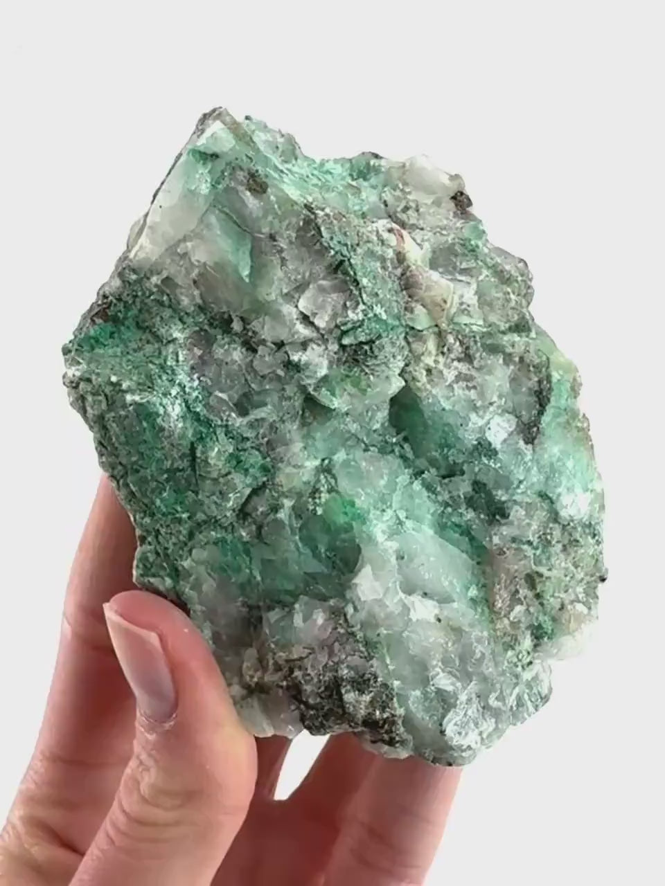 Ajoite in Quartz (South Africa) | raw ajoite, raw crystals, mineral specimen, Ajoite quartz crystal