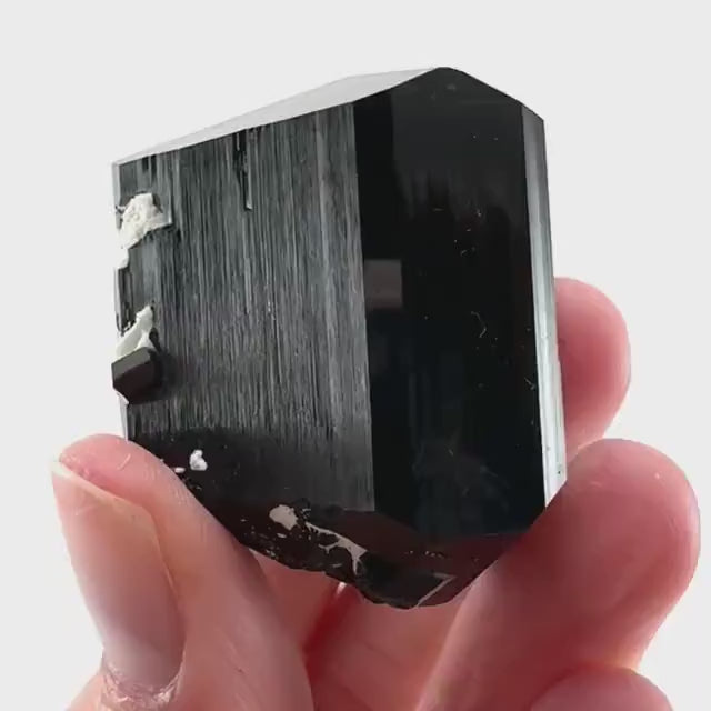 Black Tourmaline (Namibia) | high quality black tourmaline crystal, black schorl, mineral specimen