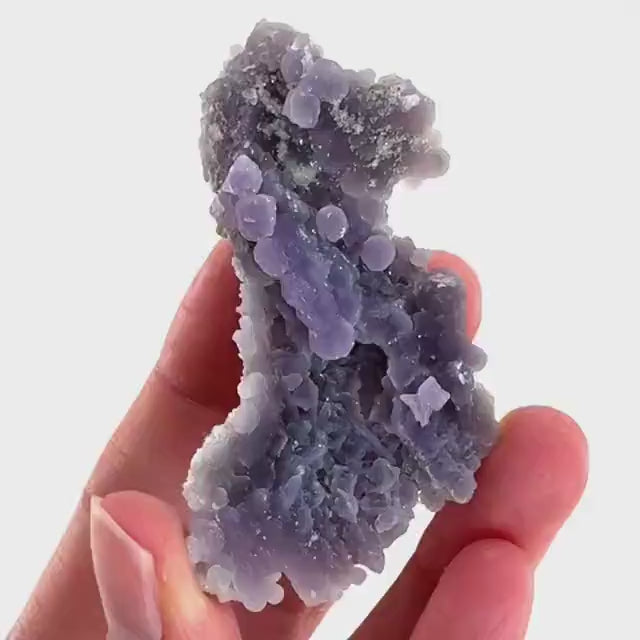 Grape Agate (Indonesia) | Grape Agate, purple grape agate, grape agate cluster, mineral specimen, crystals, gemstones