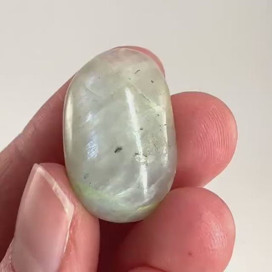 Green Garnierite Cabochon | Madagascar Moonstone Gemstone