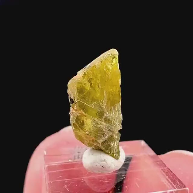 Chrysoberyl | Natural Yellow Crystal, Rare Mineral Specimen from Madagascar