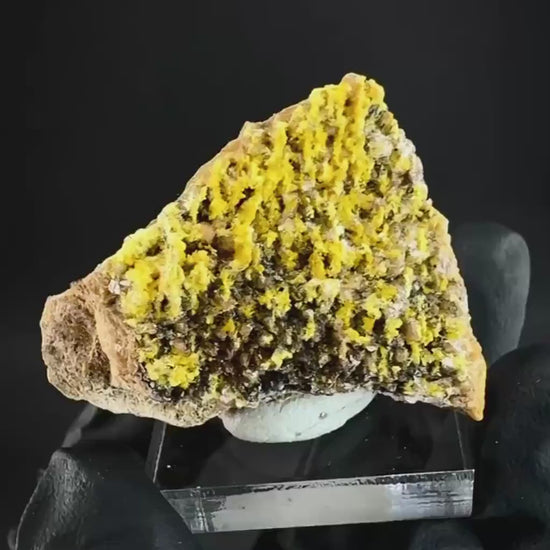 Boltwoodite | rare mineral specimen from Namibia