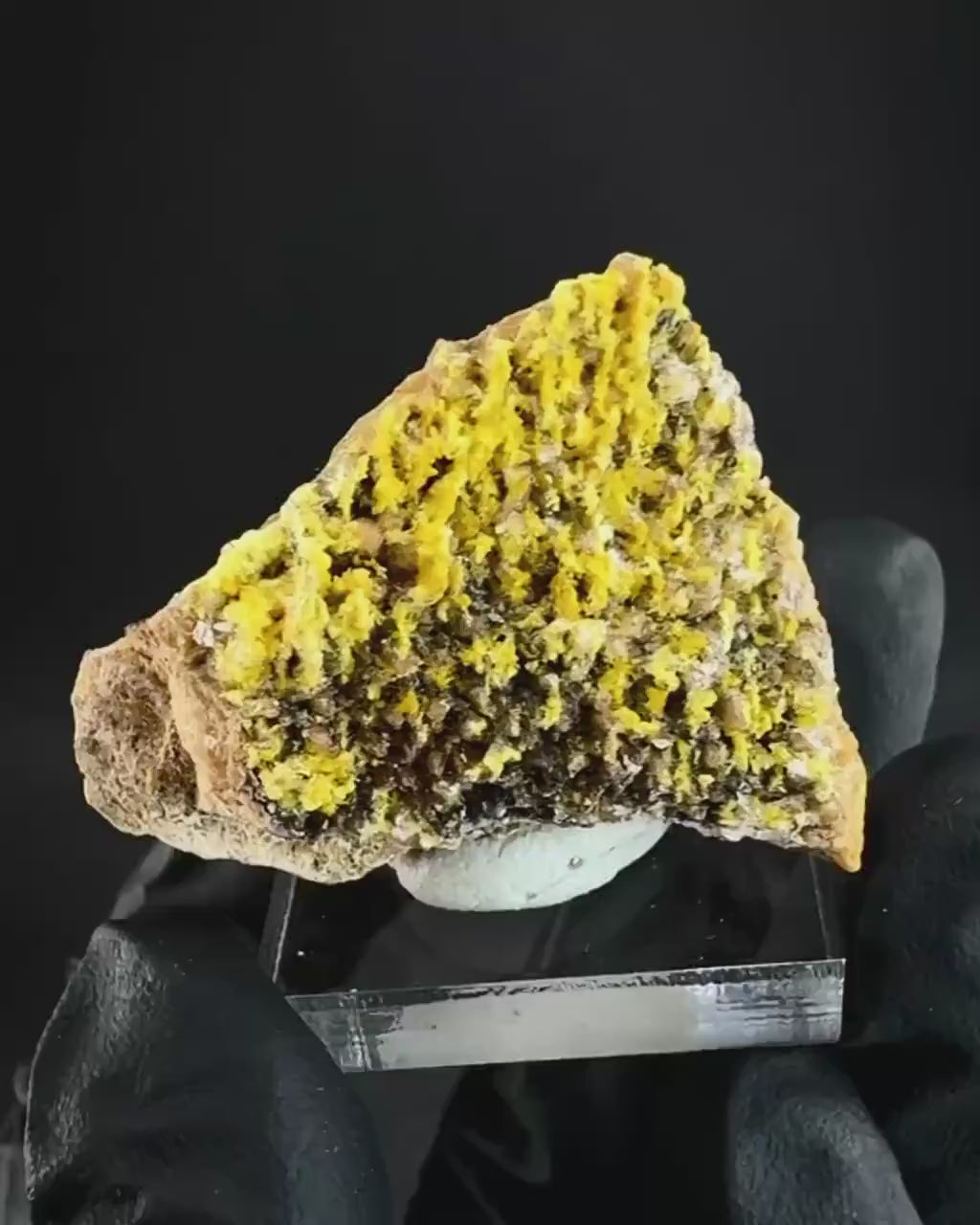 Boltwoodite | rare mineral specimen from Namibia