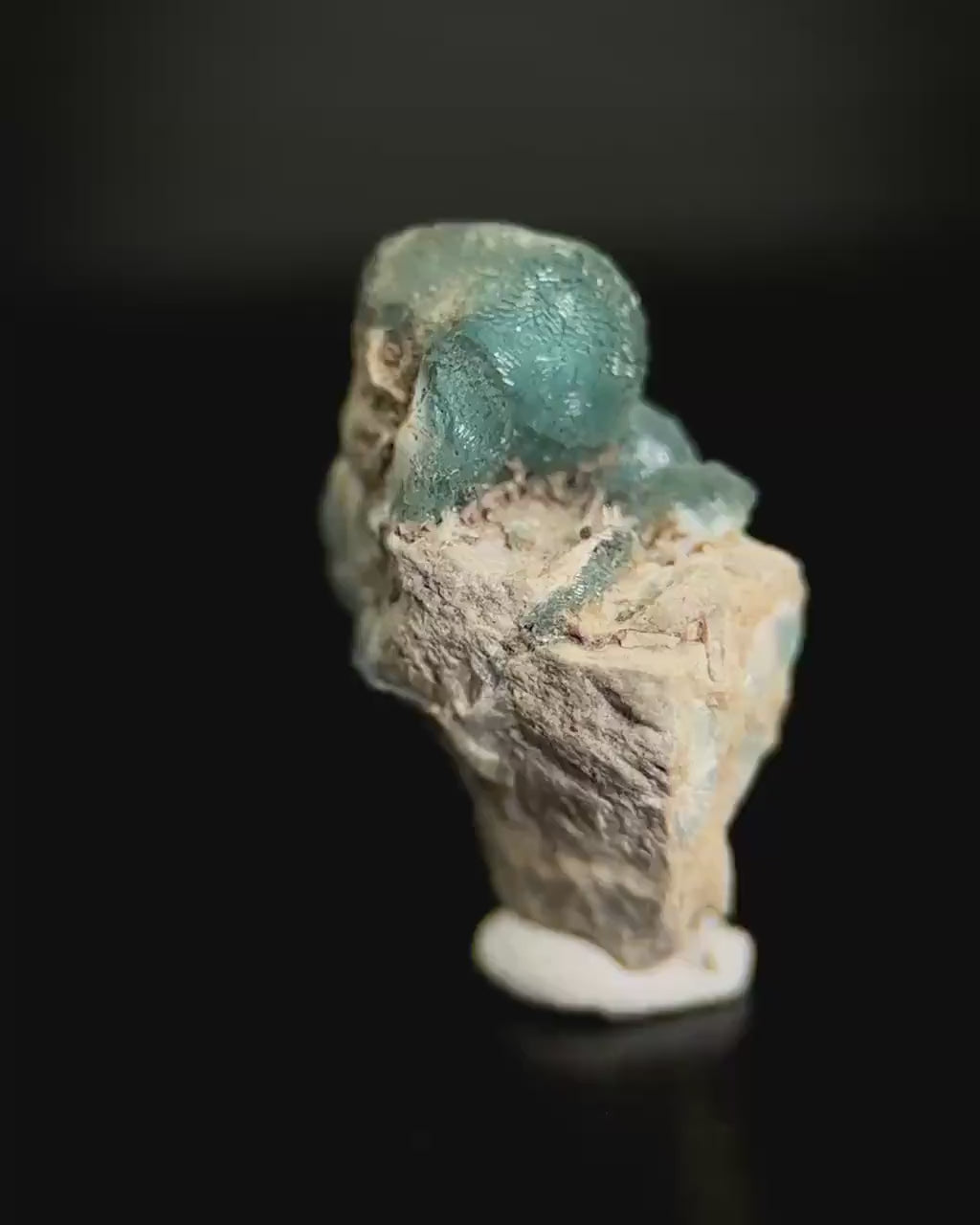 Blue Wavellite (Arkansas, USA) | crystal cluster, rare mineral specimen