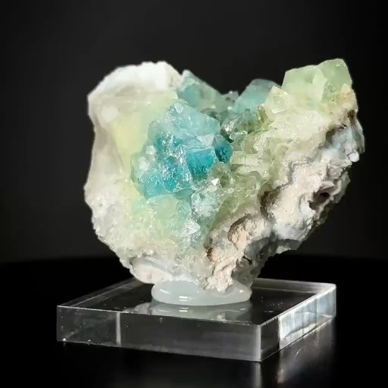 Plancheite in Quartz | Blue Crystal, Mineral Specimen from Congo