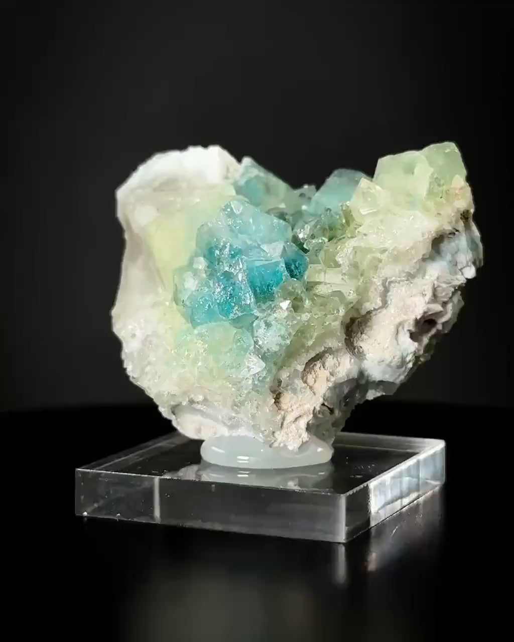 Plancheite in Quartz | Blue Crystal, Mineral Specimen from Congo