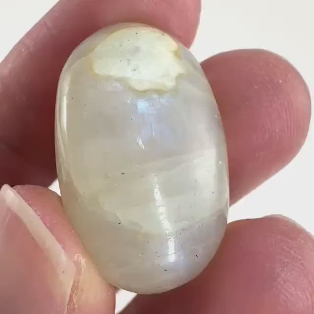 Flashy Garnierite Cabochon | Madagascar Moonstone Gemstone