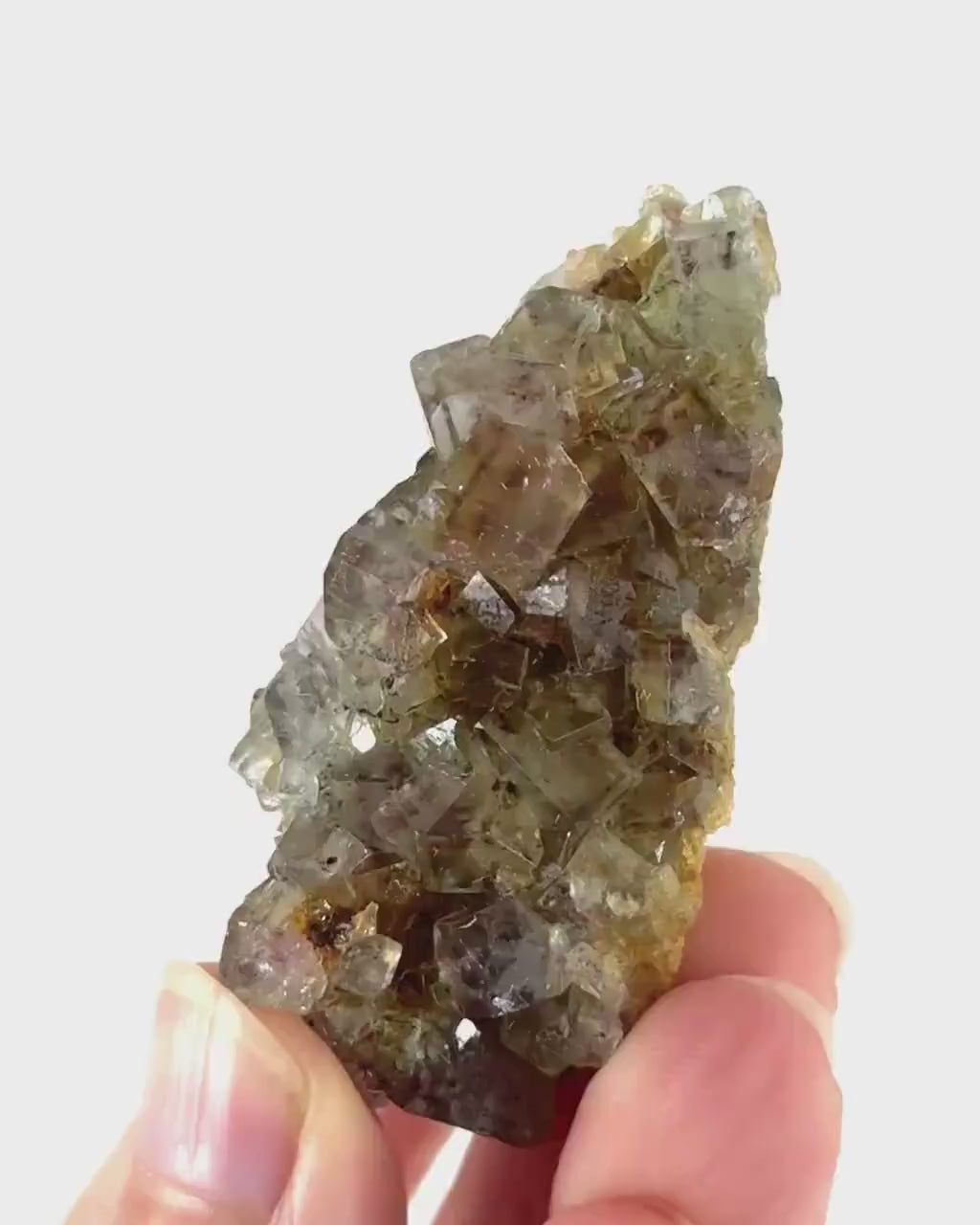 Okorusu Fluorite (Namibia) | green fluorite cluster, raw fluorite crystal, mineral specimen
