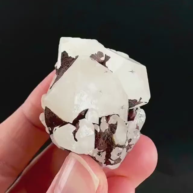 Hollandite Star Quartz | natural spider quartz crystal from Madagascar