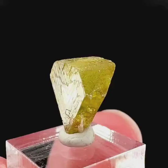 Chrysoberyl | Natural Yellow Crystal, Rare Mineral Specimen from Madagascar