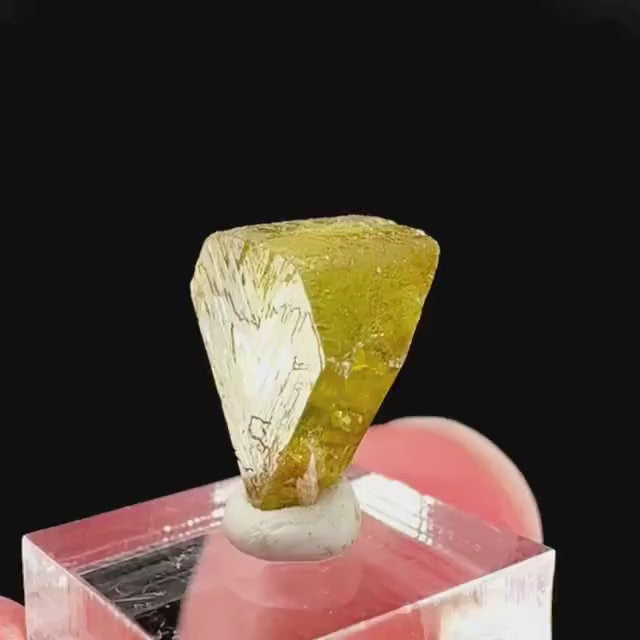 Chrysoberyl | Natural Yellow Crystal, Rare Mineral Specimen from Madagascar