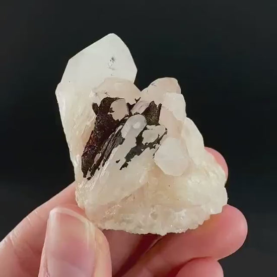 Hollandite Star Quartz | natural spider quartz crystal from Madagascar