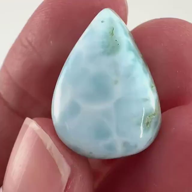 Blue Larimar Gemstone Cabochon