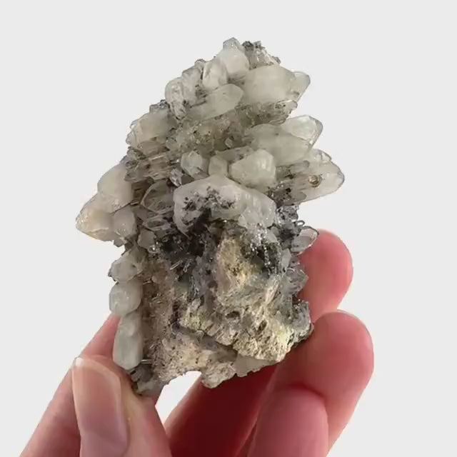 Lattice Quartz on Feldspar | Gitter Crystal, Mineral Specimen from Namibia