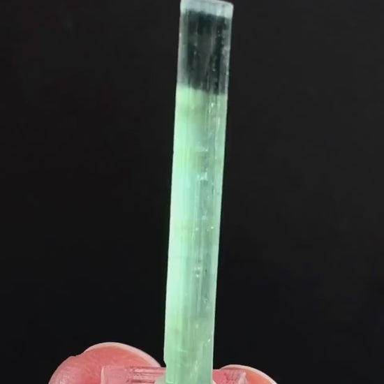 Indicolite Tourmaline (Pakistan) | blue tourmaline, natural tourmaline, green tourmaline, tourmaline crystal, bi color tourmaline