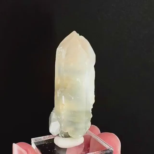 Yellow Bone Quartz & Epidote (Pakistan) | bone quartz, epidote quartz, green epidote, mango quartz
