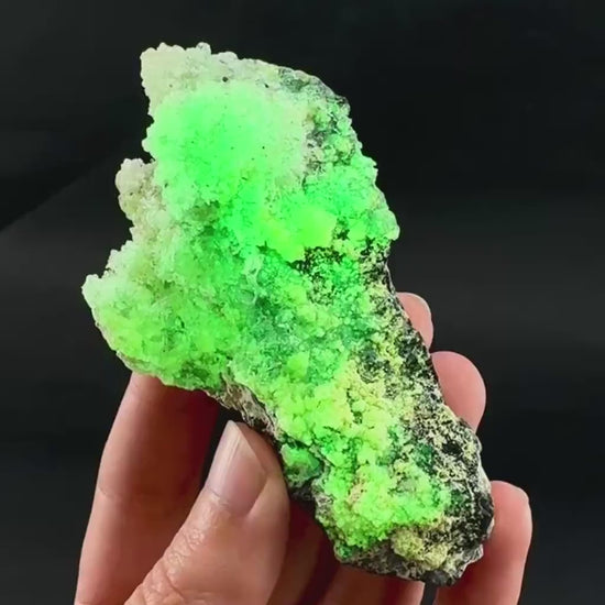 UV Reactive Hyalite Opal | Fluorescent Mineral Specimen from Namibia