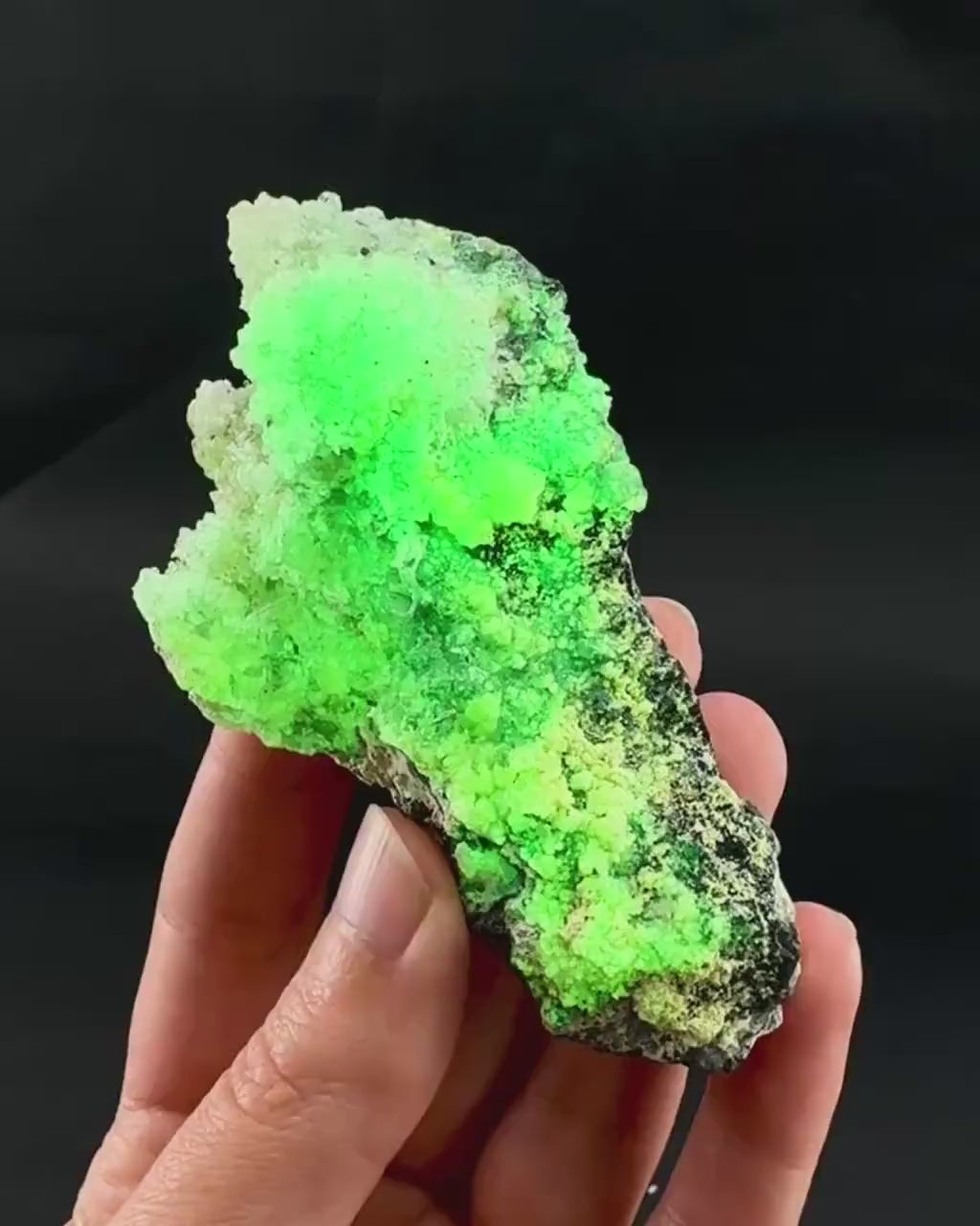 UV Reactive Hyalite Opal | Fluorescent Mineral Specimen from Namibia