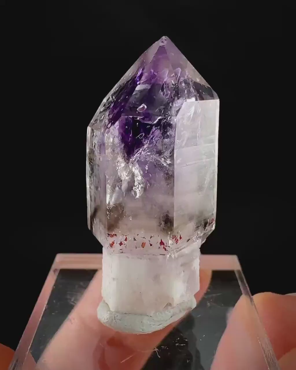 Brandberg Amethyst Scepter (Namibia) | natural amethyst crystal, purple amethyst, mineral specimen