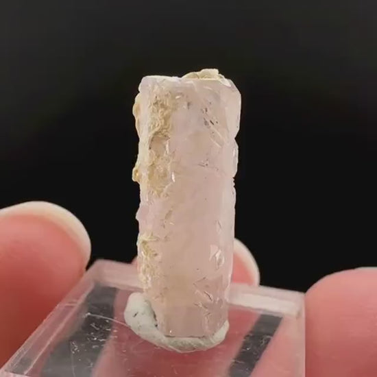 Pink Fluorapatite Crystal | UV reactive Mineral Specimen from Pakistan