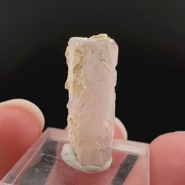 Pink Fluorapatite Crystal | UV reactive Mineral Specimen from Pakistan