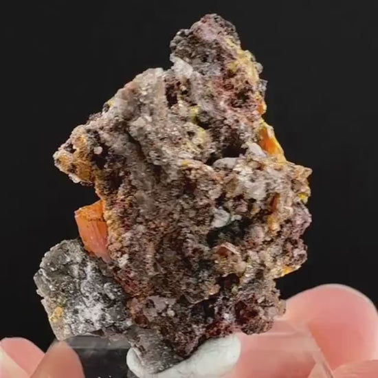 Wulfenite (Arizona, USA) | orange wulfenite crystal, mineral specimen