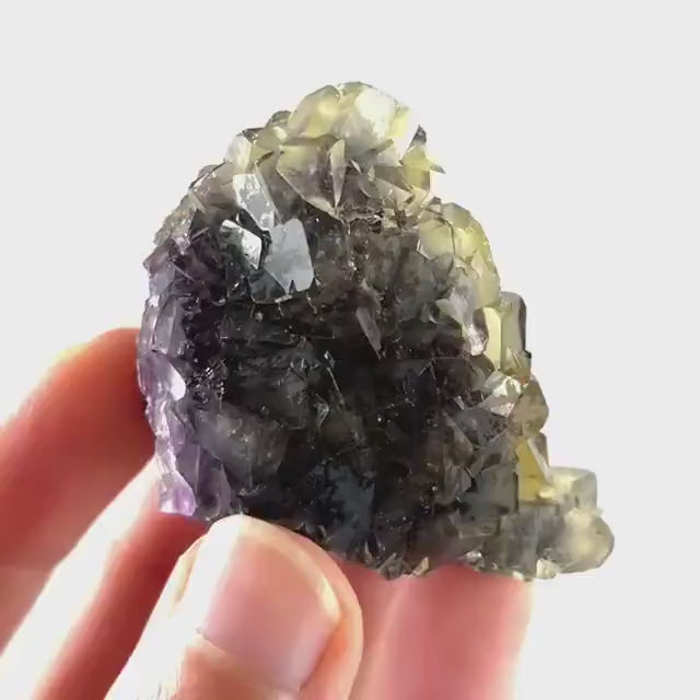 Okorusu Fluorite (Namibia) | “Honey Pocket” fluorite cluster, yellow fluorite crystal, mineral specimen