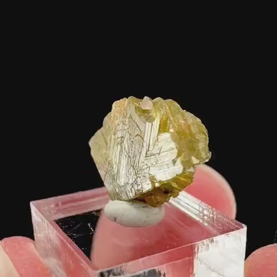 Chrysoberyl | Natural Yellow Crystal, Rare Mineral Specimen from Madagascar