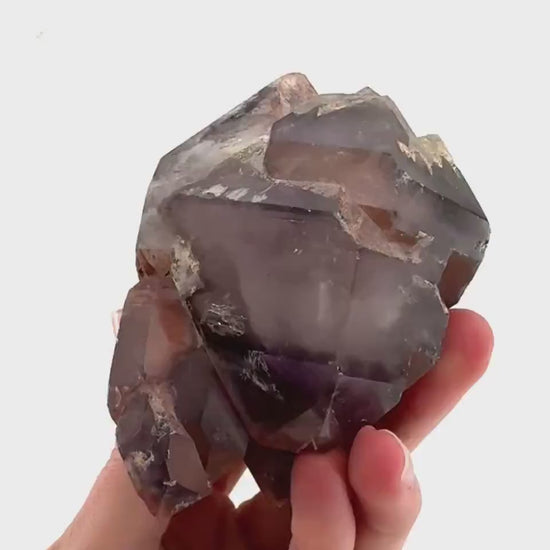 Elestial Amethyst | purple amethyst crystal cluster, raw mineral specimen