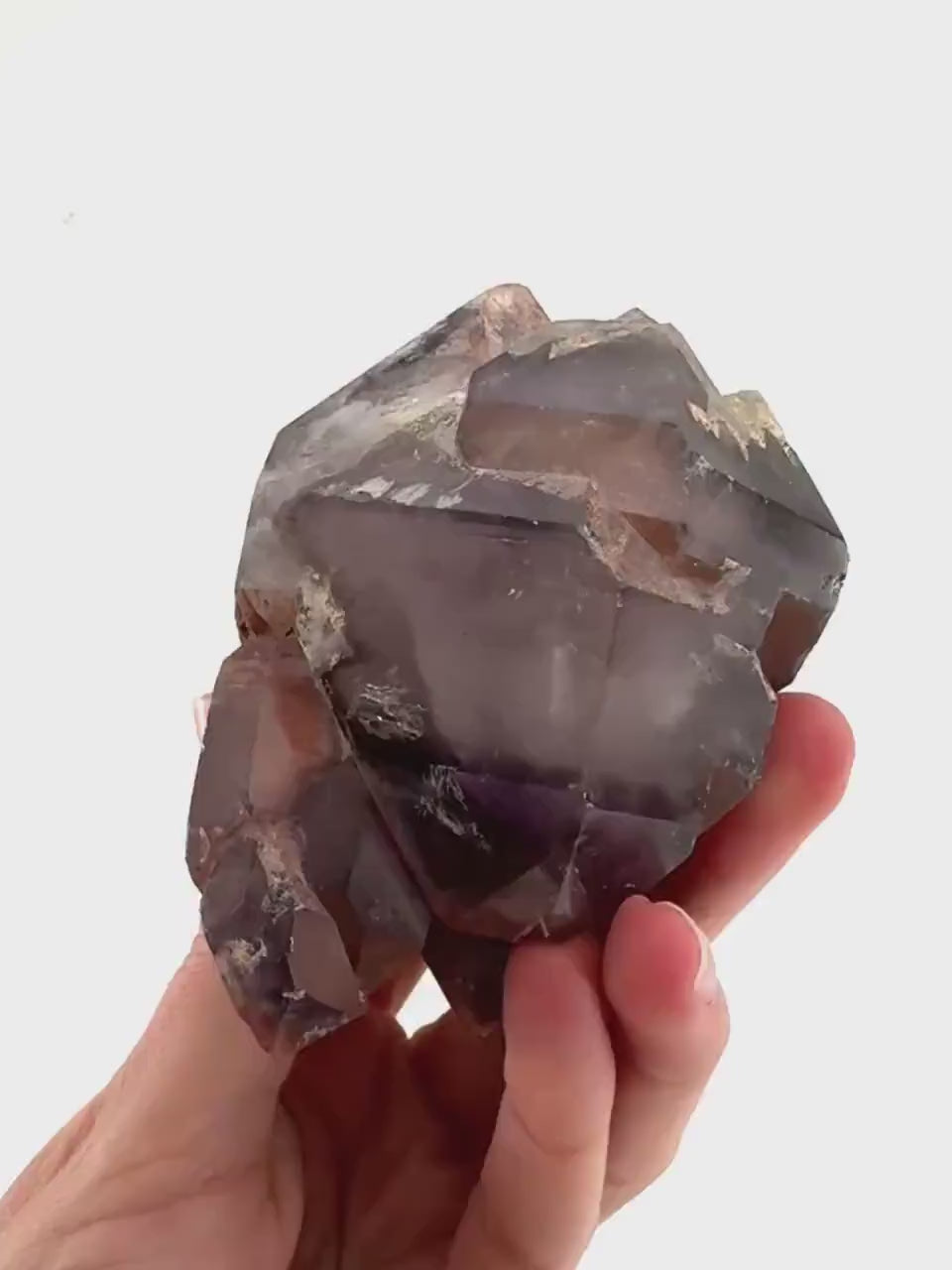 Elestial Amethyst | purple amethyst crystal cluster, raw mineral specimen