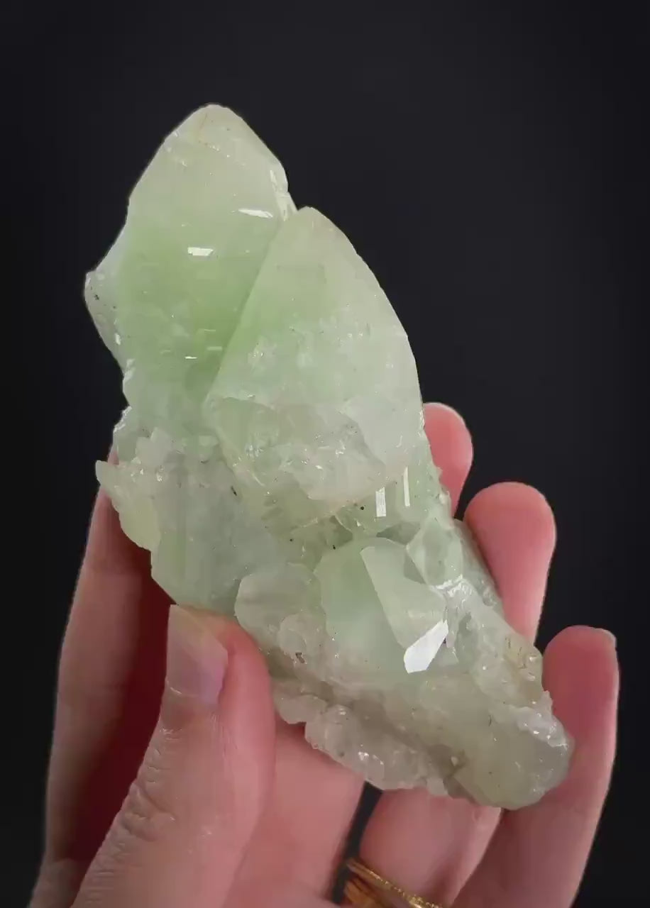 Datolite | Green Crystal, Rare Mineral Specimen from Russia