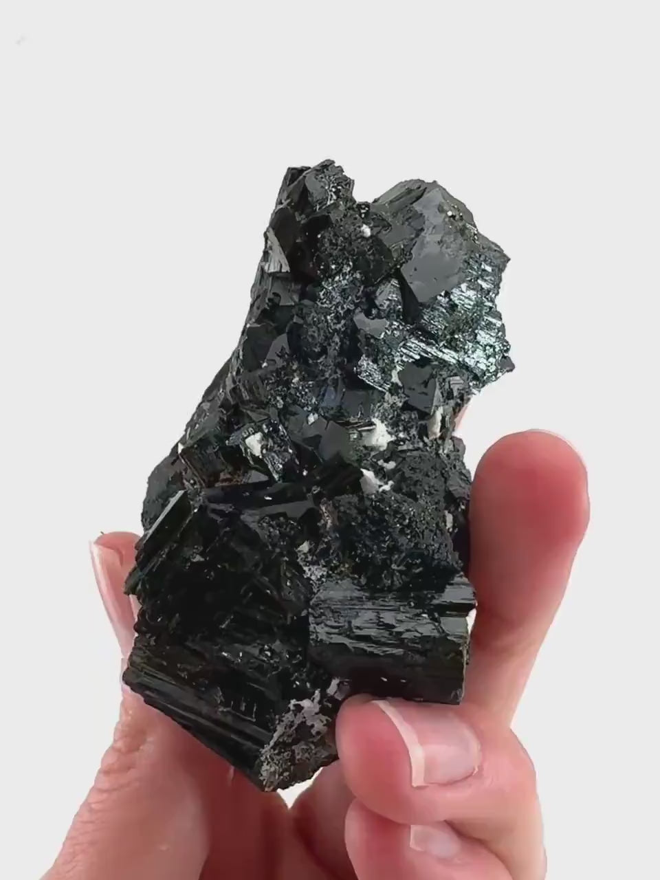 Black Tourmaline Cluster | Namibian Raw Crystal Protection Stone