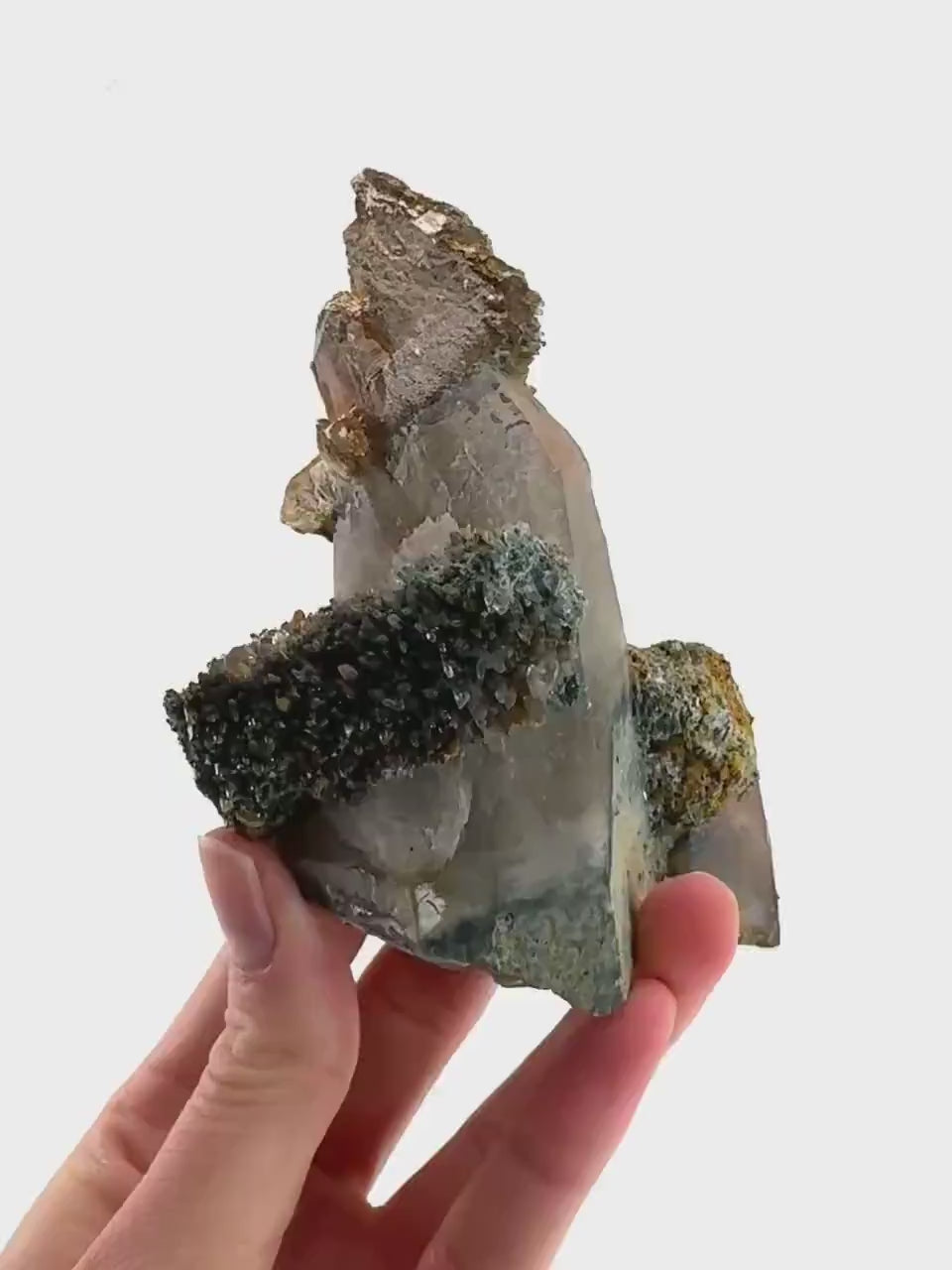Lattice Quartz on Feldspar | Gitter Crystal, Mineral Specimen from Namibia