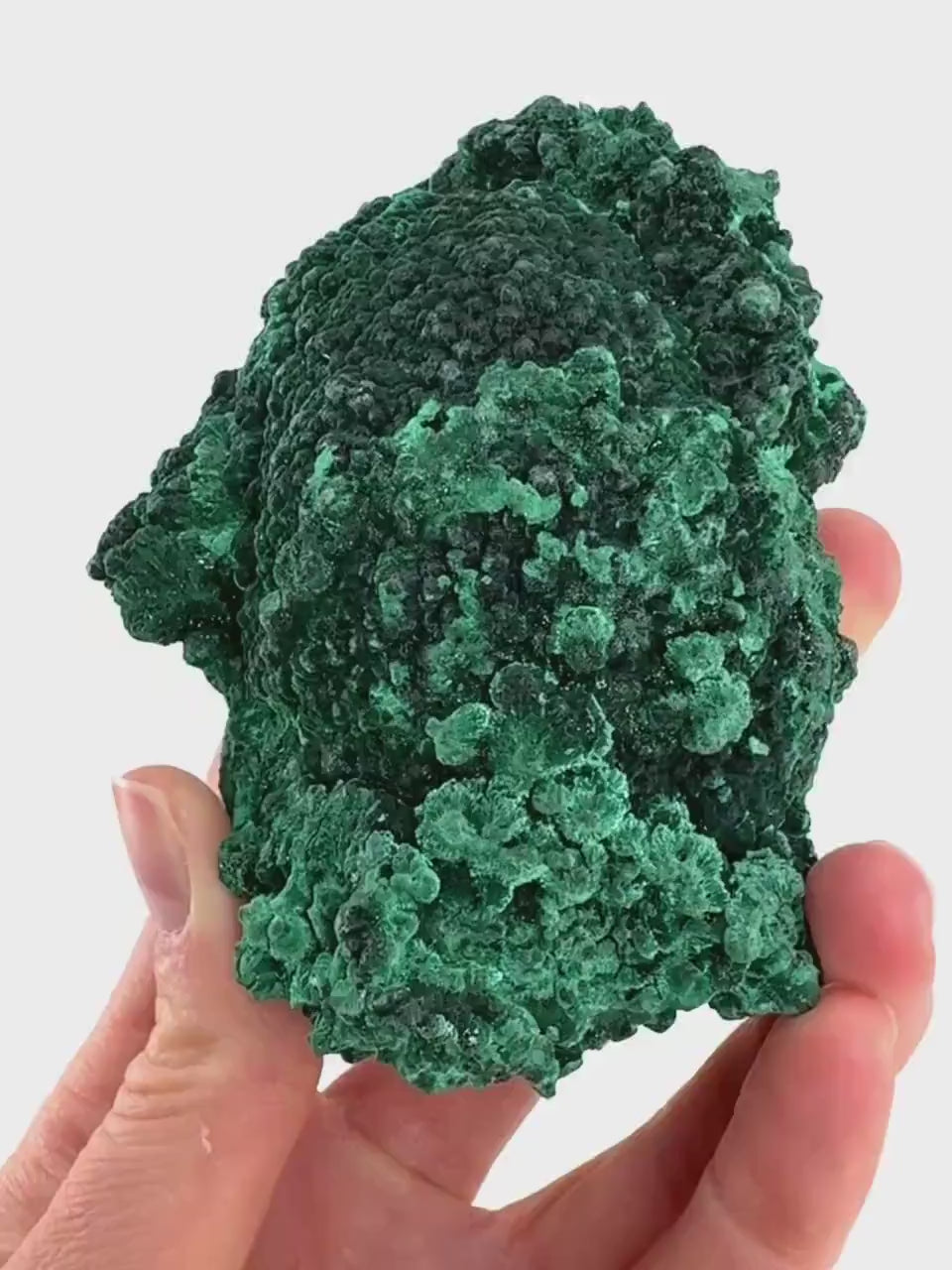 Fibrous Malachite (DR Congo) | raw green malachite crystal, mineral specimen