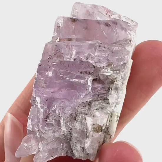 Lavender Kunzite (Pakistan) | pink kunzite, spodumene, kunzite crystal, raw kunzite, mineral specimen