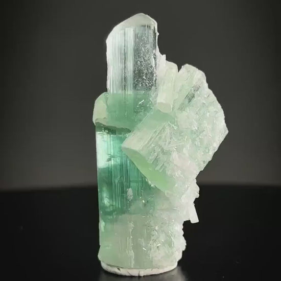 Indicolite Tourmaline | Natural Blue-Green Crystal, Mineral Specimen from Pakistan