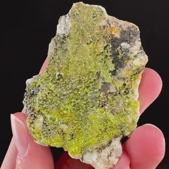 Pyromorphite (Bunker Hill Mine, Idaho) | green pyromorphite crystal, rare mineral specimen