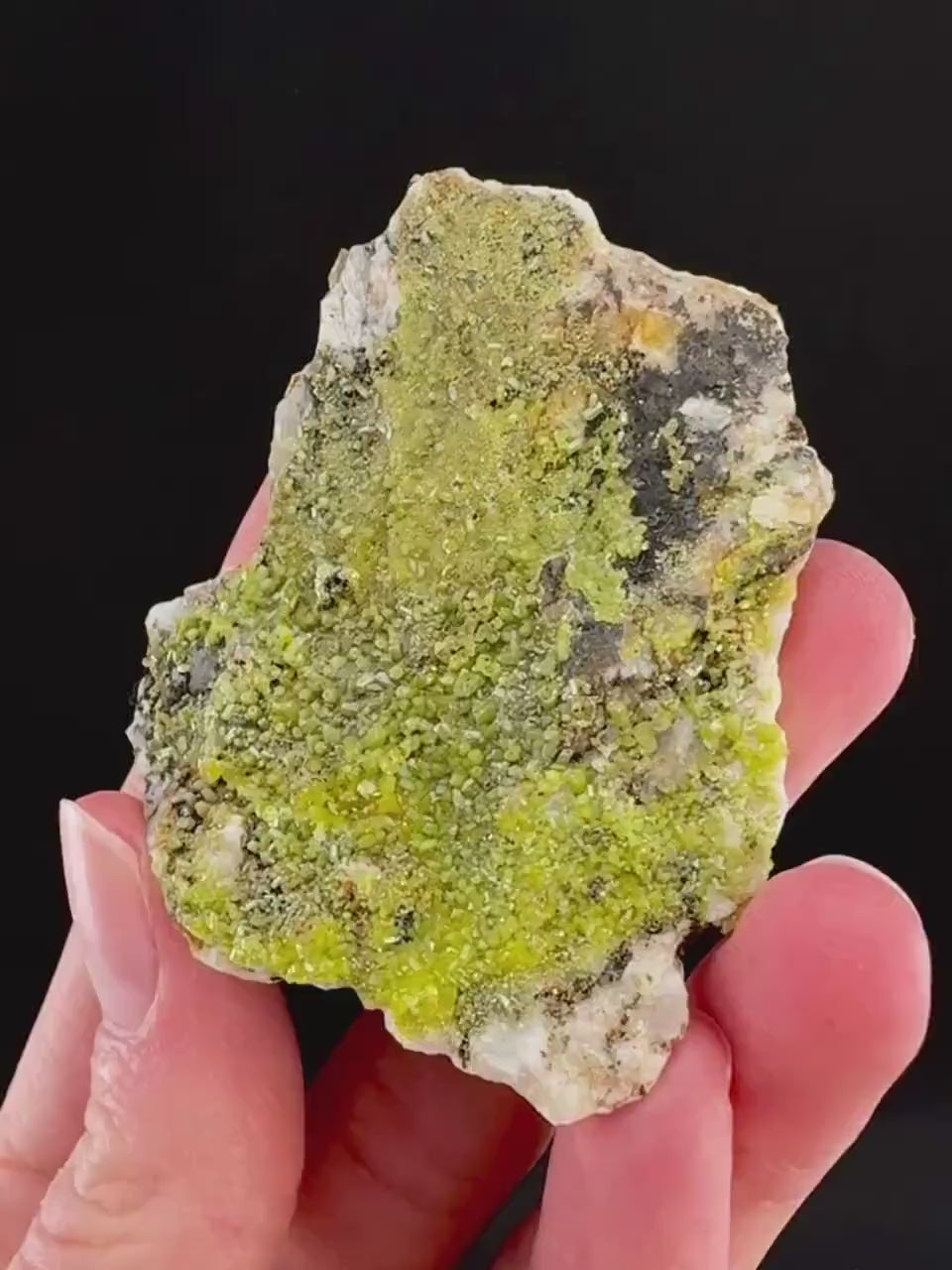 Pyromorphite (Bunker Hill Mine, Idaho) | green pyromorphite crystal, rare mineral specimen