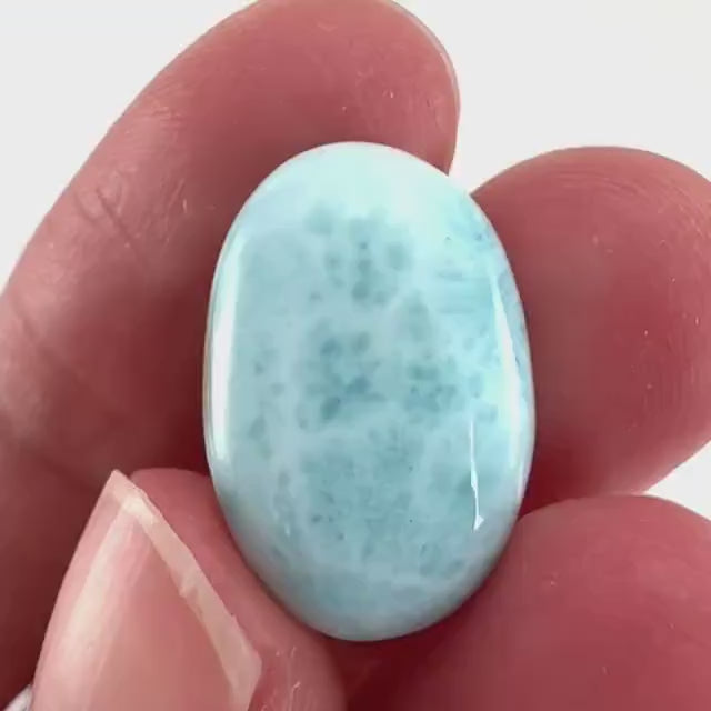 Blue Larimar Gemstone Cabochon