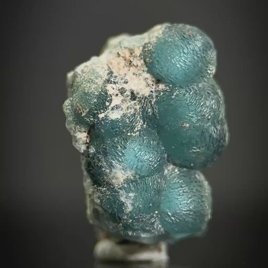 Blue Wavellite (Arkansas, USA) | crystal cluster, rare mineral specimen