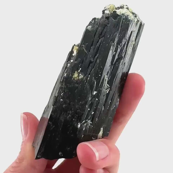 Black Tourmaline Cluster | high quality raw black tourmaline crystal, protection stone