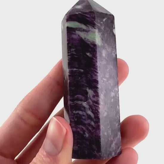 Kammererite Crystal Point | Polished Tower Wand